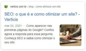 SEO como otimizar site