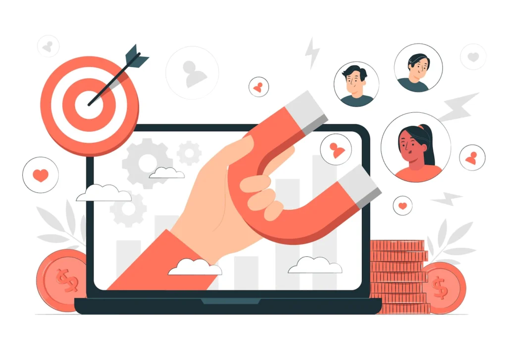 trafego pago atraindo leads em página de venda